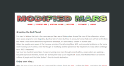Desktop Screenshot of modifiedmars.com